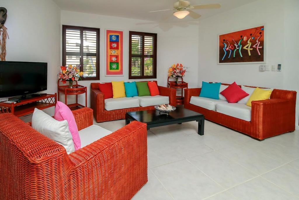 Cabarete Palm Beach Condos Bagian luar foto