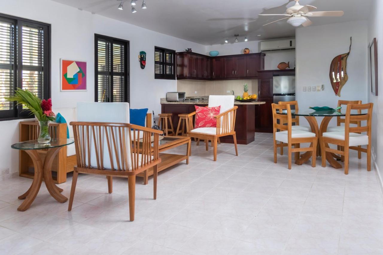 Cabarete Palm Beach Condos Bagian luar foto